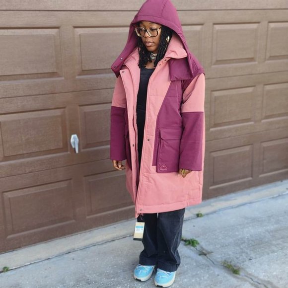 Air Jordan 23 Engineered Women's Parka Oversized Fit DQ9804-689 Size Medium - Picture 3 of 12